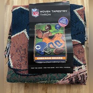 Chicago Bears Woven Tapestry Throw Blanket